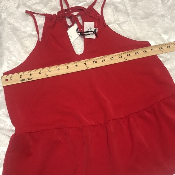 NWT Olive & Oak Spaghetti String Top Sz Small - Picture 3 of 10